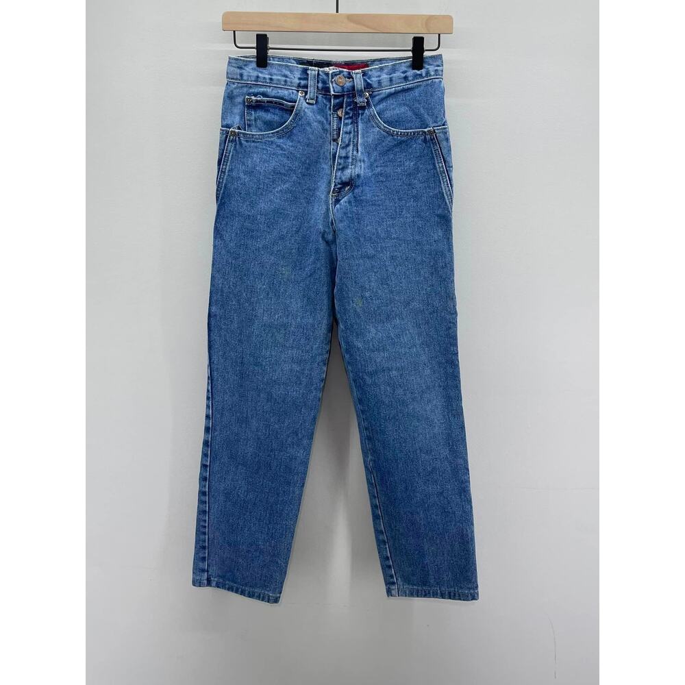 Vintage Z Cavaricci High Rise Button Fly Straight Jeans Style 0219553P